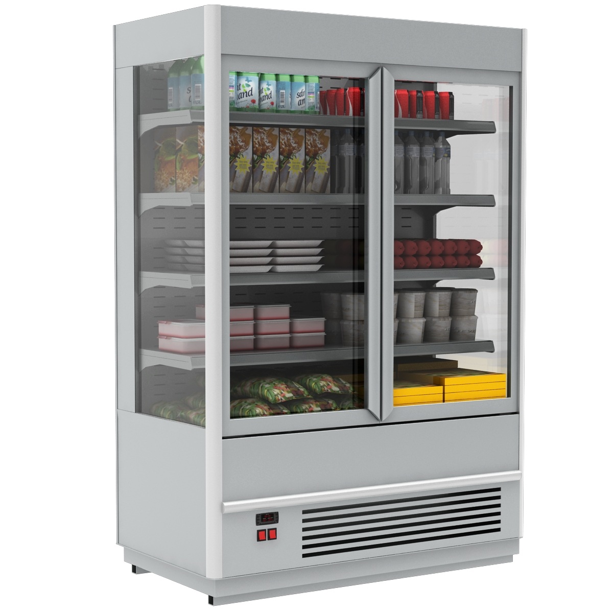 Холодильная горка Полюс FC20-07 VV 1,0-1 STANDARD (фронт X5) (индивидуальное исполнение)