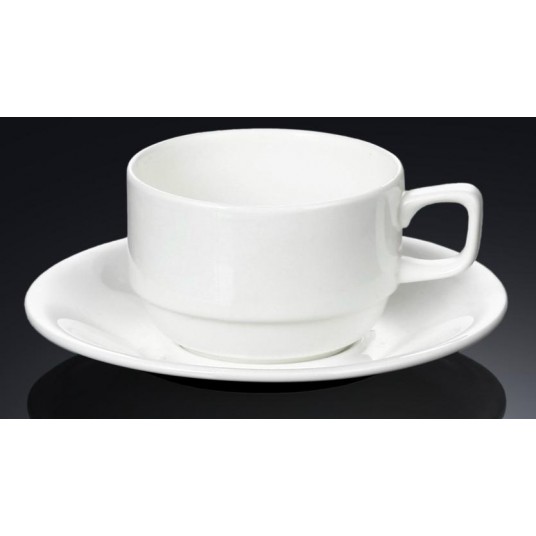 Чашка Wilmax 220мл 993008 чайная с блюдцем