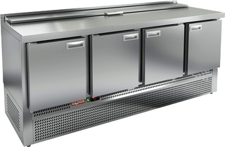 Стол холодильный HICOLD SLE2-1111SN (1/6) с крышк. (саладетта)