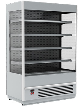 Холодильная горка Полюс FC20-07 VM 2,5-2 (Carboma Cube 1930/710 ВХСп-2,5) (цвет по схеме (фронт стан