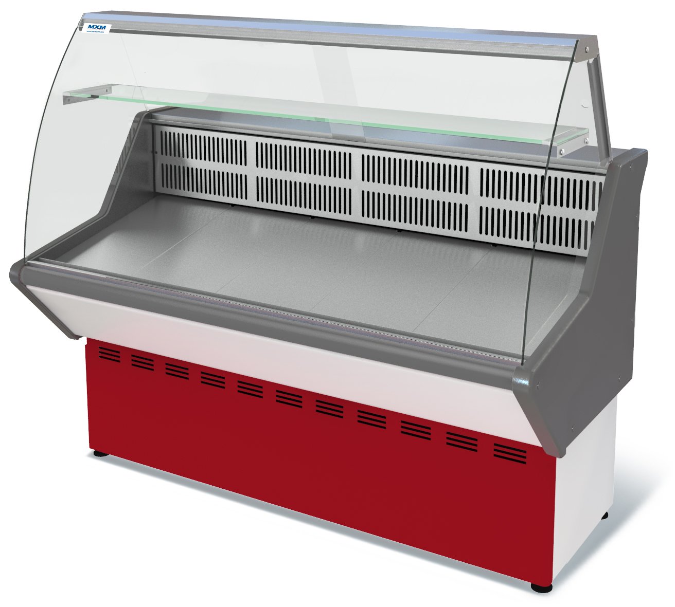 Витрина холодильная среднетемпературная МхМ ВХС-1,8 Нова(гнутое стекло)