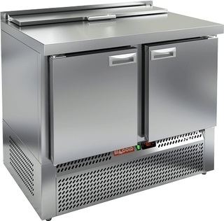 Стол холодильный HICOLD SLE2-11SN (1/6) с крышк. (саладетта)