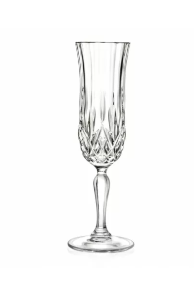 Бокал для шампанского RCR Style Opera 130 мл, хрустальное стекло, Италия