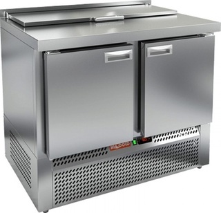 Стол холодильный HICOLD SLE1-11GN (1/3) с крышк. (саладетта)