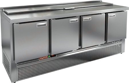 Стол холодильный HICOLD SLE1-1111SN (1/3) с крышк. (саладетта)